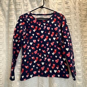 Talbots Multicolor Heart Sweater